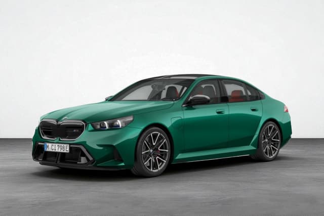 Bmw M5 Isle Of Man Green Metallic Color Image